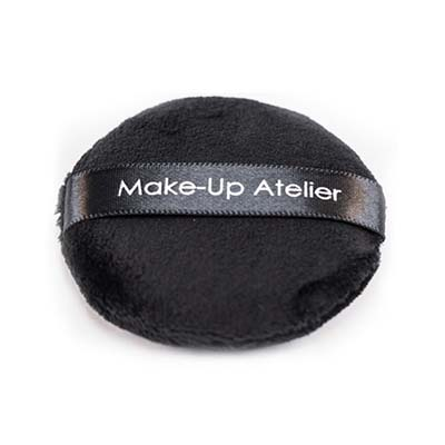 Black Velour Powder Puff 10cm