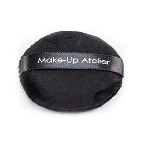 Black Velour Powder Puff 10cm